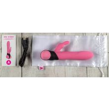 Adrien Lastic Вибромассажер с клиторальным стимулятором Mini Bonnie - 18,7 см.