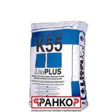 Litoplus K55 - белая клеевая смесь, 25 кг (54 шт под)