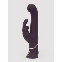 Fifty Shades of Grey Фиолетовый вибратор-кролик Greedy Girl G-Spot Stroker Rabbit Vibrator - 24,1 см. (фиолетовый)