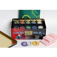 Набор для покера Holdem Light на 200 фишек без номинала