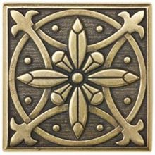 Вставка Moneli Decor Barro-co Art Taco Atrium Bronce 5х5