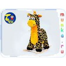 Качалка мягкая Жираф (черный желтый) 283-2008