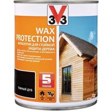 V33 Wax Protection 900 мл темный дуб