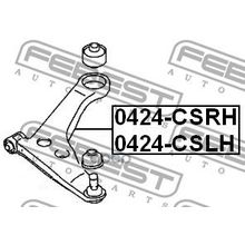 Рычаг Подвески | Перед Прав | Mitsubishi Lancer Lancer Cedia Cs Ct# 2000.03-2009.08 [Jpn] Febest арт. 0424CSRH