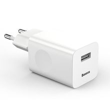 Baseus Сетевой блок питания Baseus 24W Travel EU Plug Wall Charger