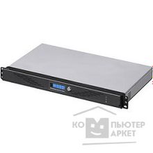 Procase GM125D-B-0 Корпус 1U Rack server case, дверца, черный, панель управления, без блока питания, глубина 250мм, MB ITX 6.7"x6.7"