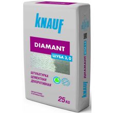 КНАУФ Диамант Шуба 3,0 штукатурка декоративная белая (25кг)   KNAUF Diamant Шуба 3,0 штукатурка цементная декоративная белая (25кг)