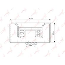 Ролик Натяжной Приводного Ремня Toyota 1tr-Fe 2tr-Fe Land Cruiser Prado (Trj12_, Trj15_) 04-   Hilux Surf (Trn21_) 04- LYNXauto арт. PB5380