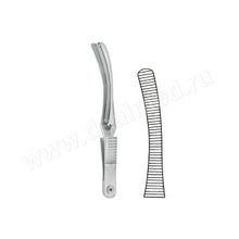 Зажим по JOHNS-HOPKINS, Бульдог, изогнутый, 65 мм (арт. 13-116-65-07) KLS Martin, Германия