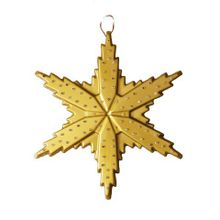 Новогодняя светодиодная игрушка Звезда, диаметр 450 мм (золотой)