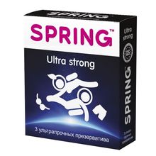 SPRING Ультрапрочные презервативы SPRING ULTRA STRONG - 3 шт.