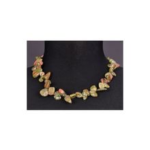 Бусики-Колечки Бусы Яшма "Бабочка" арт.П1953