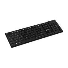 клавиатура Canyon CNS-HKBW2, беспроводная, тонкая, USB, black, черная