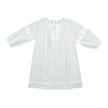 Трон Плюс для крещения с длинным рукавом белая