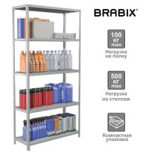 Стеллаж металлический Brabix MS KD-200 40-5 (S240BR244502)