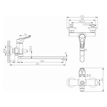 Смеситель для ванны Bravat Drop-D F648162C-01A