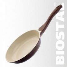 Сковорода Biostal 26см - коричневый бежевый Bio-FP-26