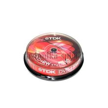Диск Cake-10 шт (bulk) TDK DVD+RW 8x 4.7Gb