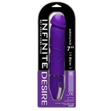 NMC Фиолетовый вибратор-реалистик Infinite Desire - 26 см. (фиолетовый)