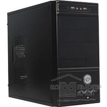 EXEGATE EX261405RUS Корпус Minitower MA-368X <Black, БП UN500, 120mm, mATX, 3 SATA, USB, Audio>