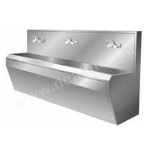 Тумба (умывальник хирургический трехместный) МУх-3 (2400x620x1200) мм, Россия