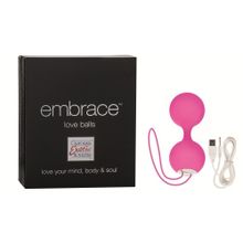 California Exotic Novelties Розовые вагинальные виброшарики Embrace