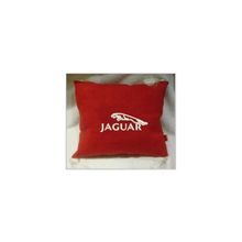  Подушка Jaguar красная с кистями белыми