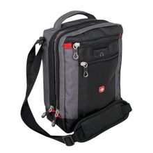 Сумка-планшет черная серая 22x9x29см Wenger Vertical Boarding Bag