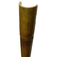Половинка бамбука обожженная лакированная d 90-100 мм L=2,8-3м