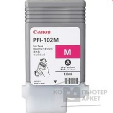 Canon PFI-102M 0897B001 Картридж для  imagePROGRAF iPF605, iPF610., iPF650, iPF655, iPF710, iPF755, LP17, iPF510, Пурпурный, 130 мл.