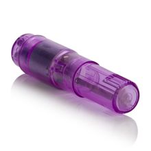 California Exotic Novelties Стимулятор с насадками Dr. Laura Berman Athena Waterproof Mini-Massager - 10 см. (фиолетовый)