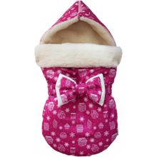 LovelyCare Конверт на выписку Зимняя сказка, фуксия (овчина) 100359