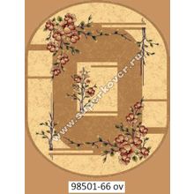 Люберецкий ковер Супер акварель  98501-66 овальный, 3 x 6