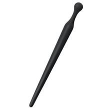 ToyFa Черный силиконовый уретральный плаг - 10 см.