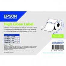 EPSON C33S045537 бумага самоклеющаяся глянцевая (76 мм) 87 г м2, 33 метра