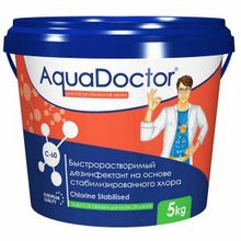 Быстрорастворимый препарат на основе 60% активного хлора AquaDoctor C60, гранулированный, 5 кг