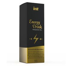 Массажный гель с согревающим эффектом INTT Energy Drink 30мл