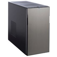 Корпус fractal design define r5 titanium черный w o psu atx 7x140mm 2xusb2.0 2xusb3.0 audio front door bott psu fd-ca-def-r5-ti