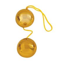 Bior toys Золотистые вагинальные шарики Balls (золотистый)