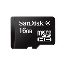 SanDisk MicroSDHC 16GB Class 4 + SD adapter