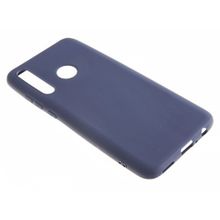 Силиконовый чехол TPU Case матовый Huawei Honor 10i синий