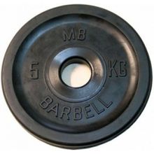 Евро-классик диск 5 кг, 51 мм Barbell MB-PltBE-5
