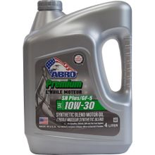 Abro Premium Synthetic Blend SAE 10W30 4 л