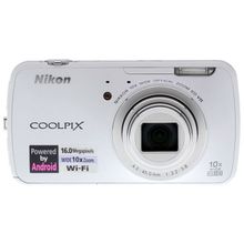 Цифровой фотоаппарат Nikon CoolPix S800С белый 16,1Mpix 14x 3"