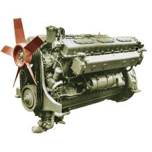 Буровой двигатель 1Д12БС2 установок типа БРДИ, БУ-80, вакуумно-нагнетательных уборочных машин В-63, В-68М