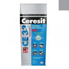 Затирка для узких швов (до 6 мм) Henkel Ceresit CE 33 антрацит (2 кг)