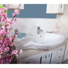 Бриклаер Тумба с раковиной Бали 120 светлая лиственница