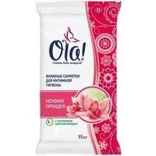 Ola! Нежная Орхидея 15 салфеток в пачке