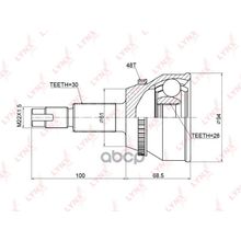 Шрус Наружный | Перед Прав Лев | LYNXauto арт. CO3759A