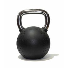 Original FitTools Гиря 24 кг с хромированной ручкой полиуретановая (CPU) OFT FT-KB-CPU-24